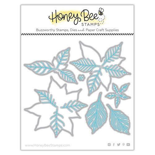 Simon Says Stamp! Honey Bee LOVELY LAYERS POINSETTIA Dies hbds-llpoi
