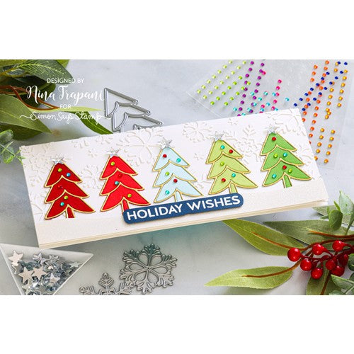Simon Says Stamp! Simon Says Stamp MOD TREE Wafer Die sssd112705 Holiday Sparkle