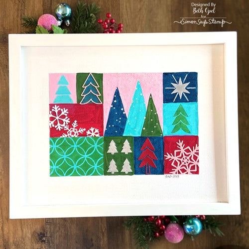 Simon Says Stamp! Simon Says Stamp MOD TREE Wafer Die sssd112705 Holiday Sparkle | color-code:ALT3