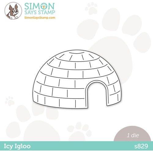 Simon Says Stamp! Simon Says Stamp ICY IGLOO Wafer Die s829 Holiday Sparkle