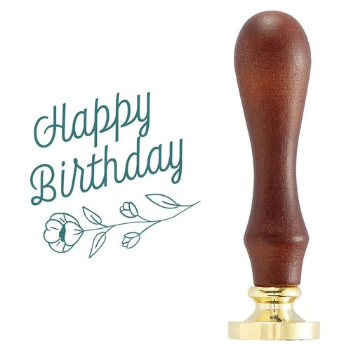 Simon Says Stamp! WS-016 Spellbinders SWEET HAPPY BIRTHDAY Brass Wax Seal Stamp