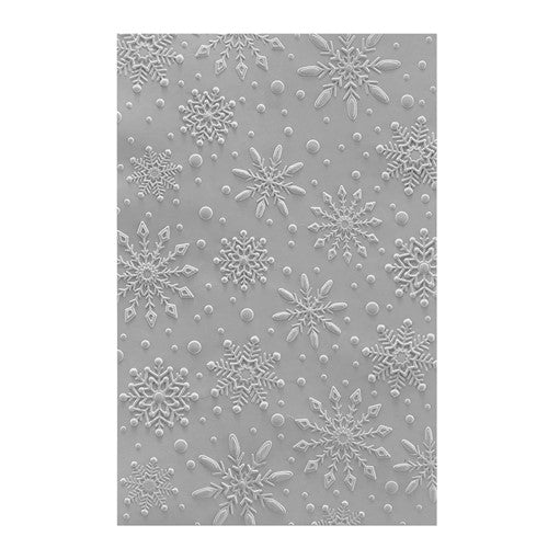 Simon Says Stamp! E3D-042 Spellbinders FLURRY OF SNOWFLAKES 3D Embossing Folder