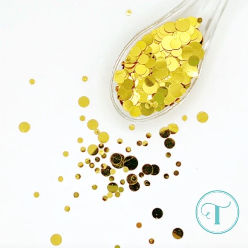 Simon Says Stamp! Trinity Stamps GOLD DOTS CONFETTI Embellishment Box tsb-340