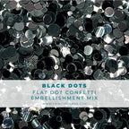 Simon Says Stamp! Trinity Stamps BLACK DOTS CONFETTI Embellishment Box tsb-341