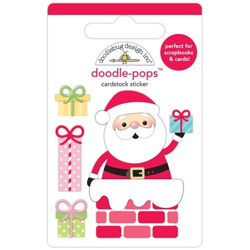 Simon Says Stamp! Doodlebug NIGHT BEFORE CHRISTMAS Doodle Pops 3D Stickers 7907
