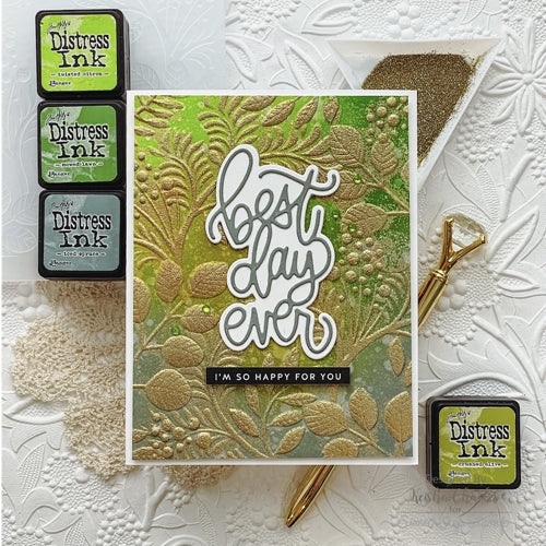 Simon Says Stamp! Tim Holtz Distress Ink Pad CRUSHED OLIVE Ranger TIM27126 | color-code:ALT3