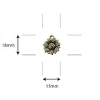 Simon Says Stamp! Craft Consortium HAPPY HARVEST Sunflower Metal Charms CCMCHRM038