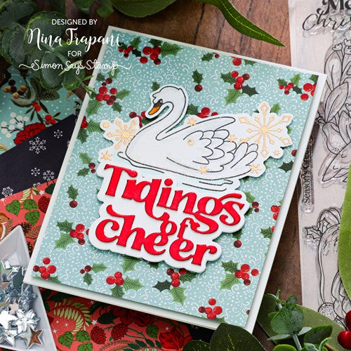 Simon Says Stamp! Simon Says Stamp FANCY TIDINGS OF CHEER Wafer Dies sssd112757 | color-code:ALT1