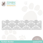 Simon Says Stamp! Simon Says Stamp FANFARE BORDER Wafer Die sssd112726 Diecember