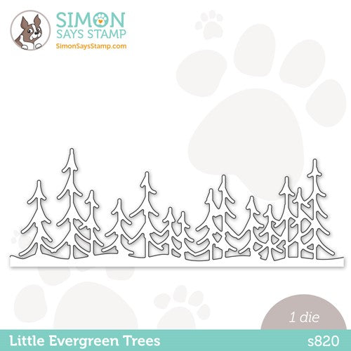 Simon Says Stamp! Simon Says Stamp LITTLE EVERGREEN TREES Wafer Die s820 Diecember