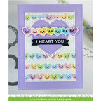 Simon Says Stamp! Lawn Fawn SIMPLY CELEBRATE HEARTS Clear Stamps lf2722 | color-code:ALT3