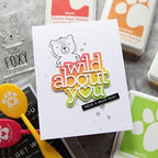 Simon Says Stamp! Simon Says Stamp Sentiment Strips REVERSE WILD ABOUT YOU czg044 Hugs