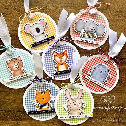 Simon Says Stamp! Simon Says Stamp Sentiment Strips REVERSE WILD ABOUT YOU czg044 Hugs