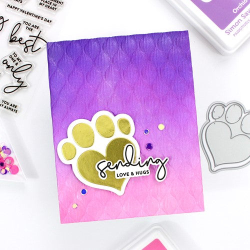 Simon Says Stamp! Simon Says Stamp LOVE PAW Wafer Die sssd112751 Hugs