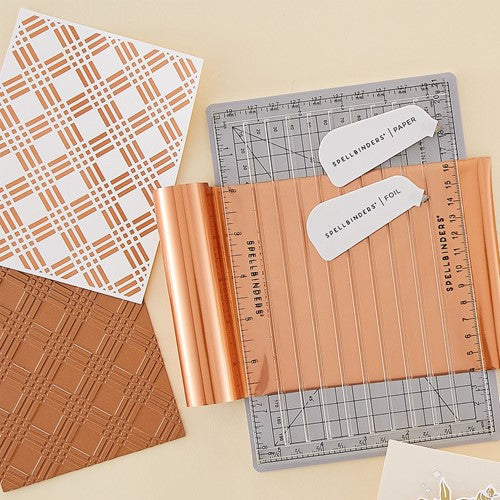 Simon Says Stamp! GLF-056 Spellbinders SATIN ROSE GOLD Glimmer Hot Foil Rolls
