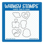 Simon Says Stamp! Whimsy Stamps SPACE MOONIES Outline Dies WSD363a