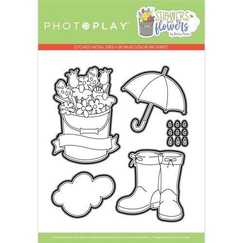 Simon Says Stamp! Photoplay SHOWERS AND FLOWERS Die Set saf3794