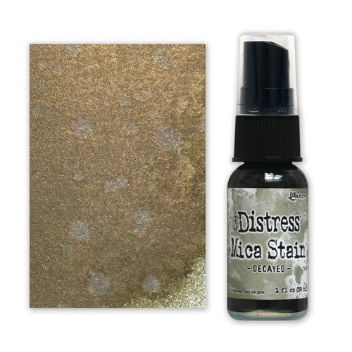 Simon Says Stamp! Tim Holtz Distress DECAYED Mica Stain Ranger distmicstd Swatch