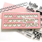 Simon Says Stamp! RESERVE Simon Says Stamp HEART CHAIN Wafer Dies sssd112764 Kisses | color-code:ALT0