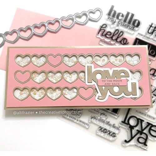 Simon Says Stamp! RESERVE Simon Says Stamp HEART CHAIN Wafer Dies sssd112764 Kisses | color-code:ALT0