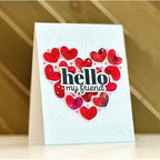 Simon Says Stamp! RESERVE Simon Says Stamp HEART CHAIN Wafer Dies sssd112764 Kisses