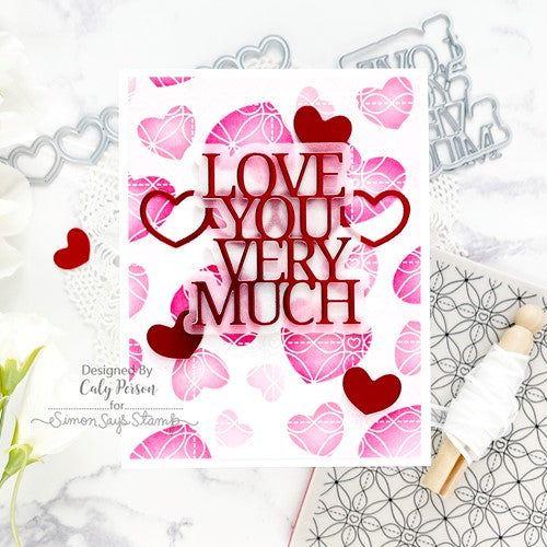 Simon Says Stamp! RESERVE Simon Says Stamp HEART CHAIN Wafer Dies sssd112764 Kisses | color-code:ALT9