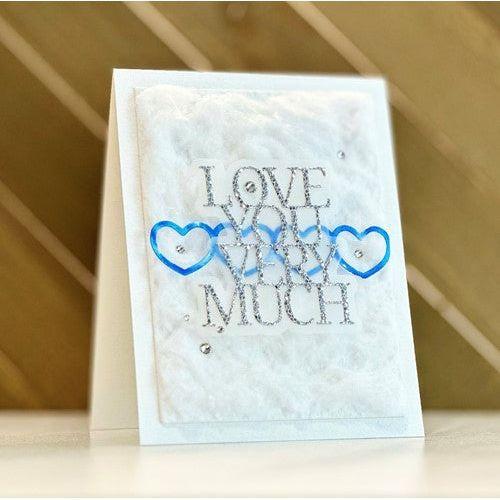 Simon Says Stamp! RESERVE Simon Says Stamp HEART CHAIN Wafer Dies sssd112764 Kisses