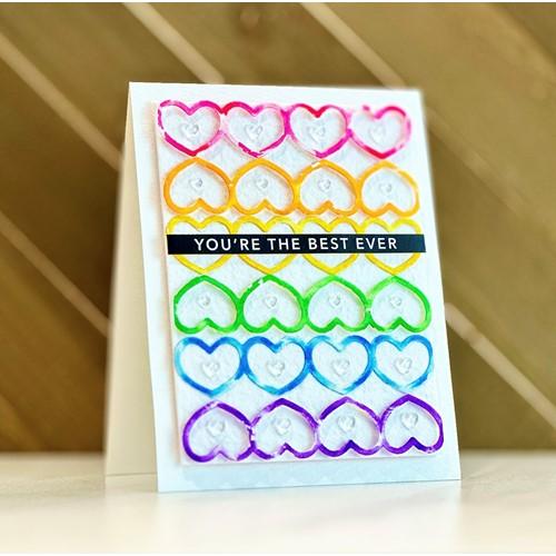 Simon Says Stamp! RESERVE Simon Says Stamp HEART CHAIN Wafer Dies sssd112764 Kisses