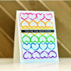 Simon Says Stamp! RESERVE Simon Says Stamp HEART CHAIN Wafer Dies sssd112764 Kisses