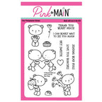 Simon Says Stamp! Pink and Main BEAR HUGS Clear Stamps PM0587