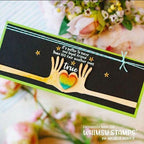 Simon Says Stamp! Whimsy Stamps HEART HANDS Die WSD174