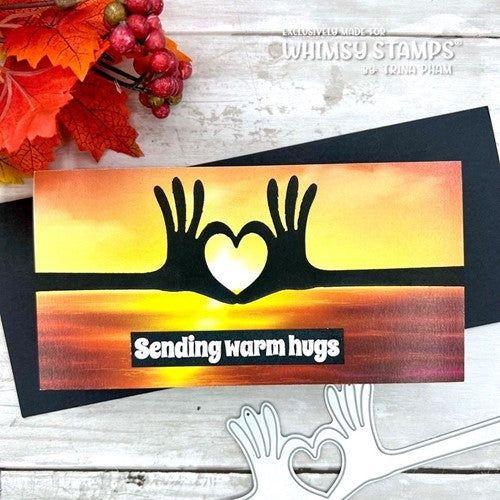 Simon Says Stamp! Whimsy Stamps HEART HANDS Die WSD174