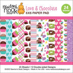 Simon Says Stamp! Newton's Nook Designs LOVE AND CHOCOLATE  6 x 6 inch Paper Pad NN2301P01