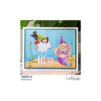 Stamping Bella GNOME DIVER Cling Stamp eb1196 mermaid
