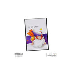 Stamping Bella GNOME DIVER Cling Stamp eb1196 purple