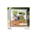 Stamping Bella CAVE BACKDROP Cling Stamp eb1210 trees