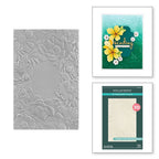 E3D-053 Spellbinders FOUR PETAL FLOWER 3D Embossing Folder detail