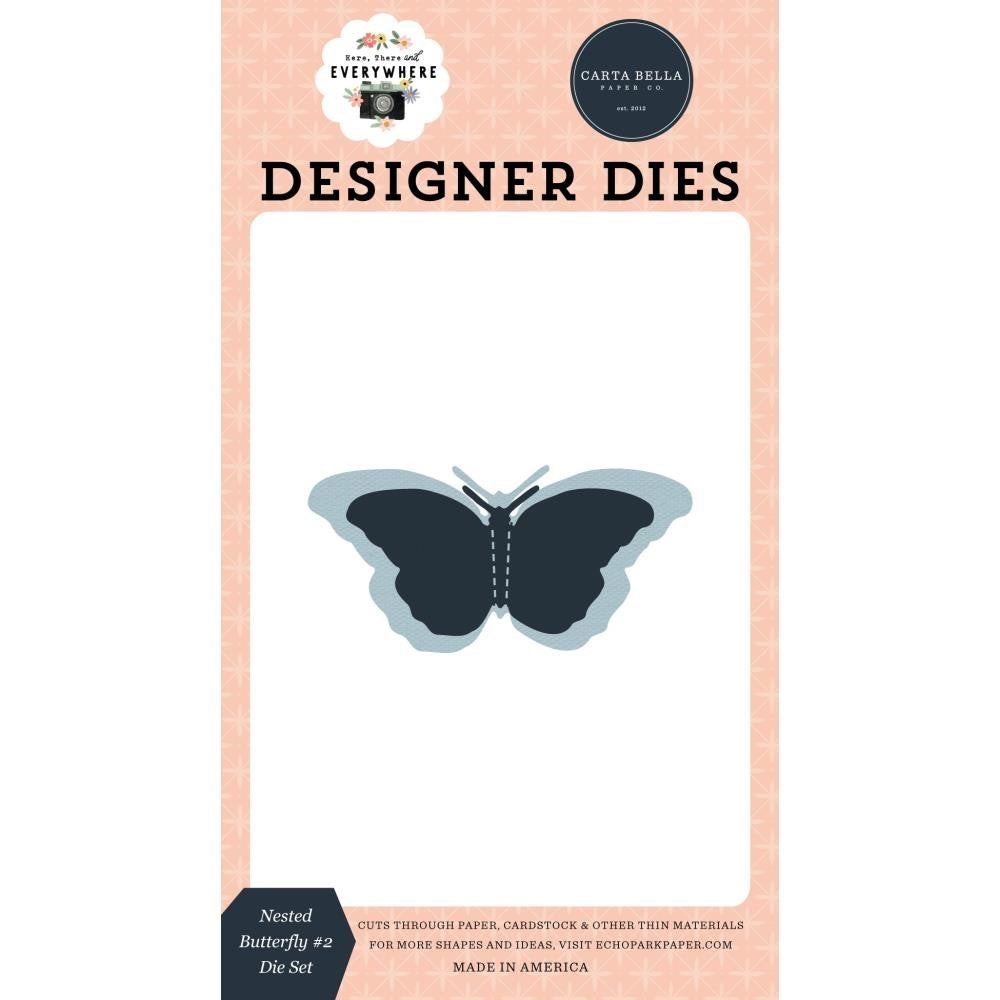 Carta Bella NESTED BUTTERFLY Die Set cbhte308043