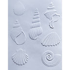 Memory Box DAZZLING SEASHELLS 3D Embossing Folder and Dies ef1029