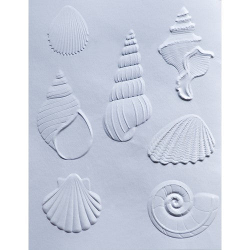 Memory Box DAZZLING SEASHELLS 3D Embossing Folder and Dies ef1029