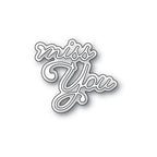 Poppy Stamps Miss You Moonlight Script Dies 2525