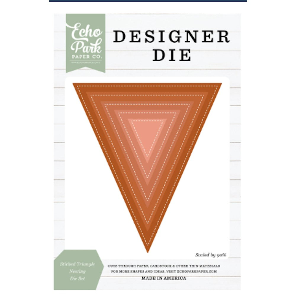 Echo Park STITCHED TRIANGLE Nesting Die Set eppdie1407