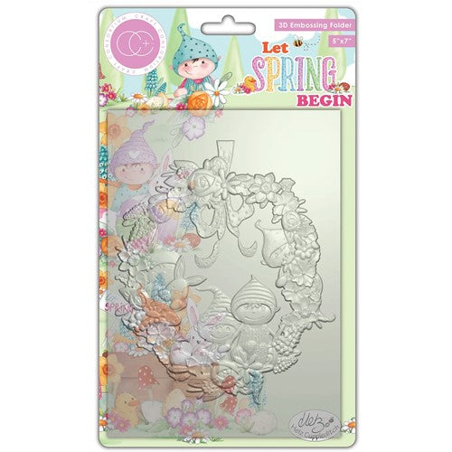 Craft Consortium Let Spring Begin Embossing Folder CCEMBS003