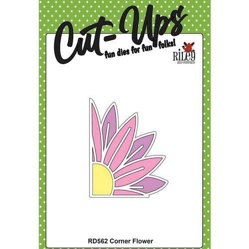 Riley And Company Cut Ups Corner Flower Die RD562