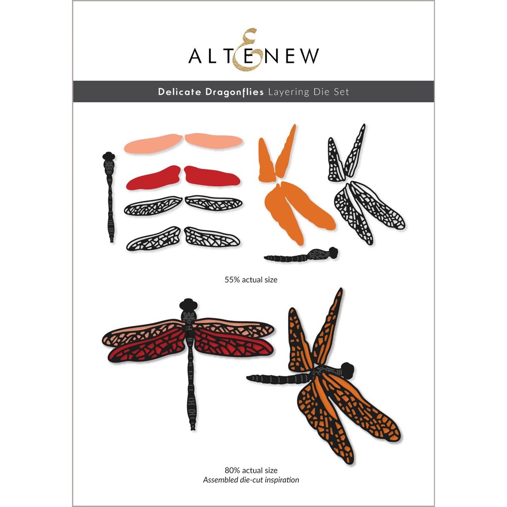 Altenew Delicate Dragonflies Dies ALT7649