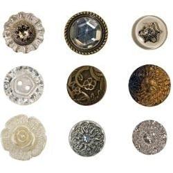Simon Says Stamp! Tim Holtz Idea-ology FANCIFUL BUTTONS Accoutrements th92873