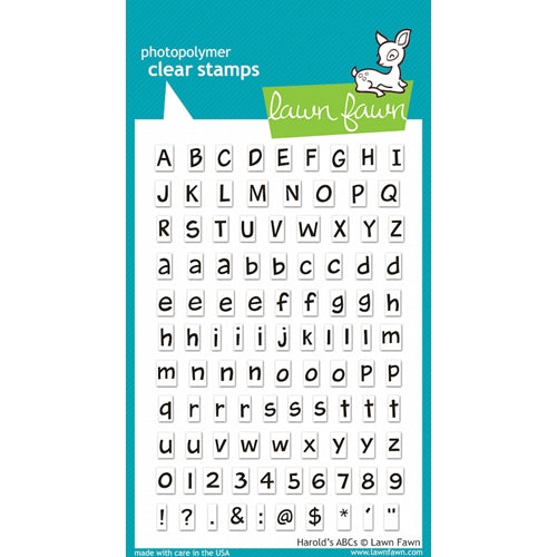 Simon Says Stamp! Lawn Fawn HAROLD'S ABC'S Clear Stamps