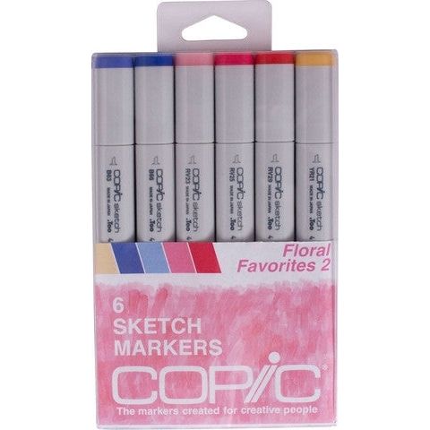Simon Says Stamp! Copic Sketch FLORAL FAVORITES 2 Markers Kit