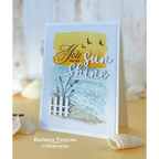 Tim Holtz Distress Ink Pad PUMICE STONE Ranger TIM27140 Summer Beach Card | color-code:ALT97