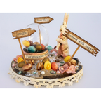 Tim Holtz Alcohol Ink GOLD Metallic Mixative Ranger TIM22053 Easter Egg Hunt Mixed Media Project | color-code:ALT01